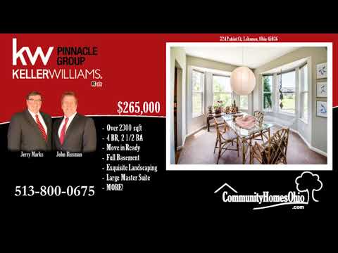 324 Patriot Ct, Lebanon, OH home video tour
