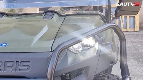 SAUTVS Installation of LED Headlight with Angel Eye for Ranger 570 Fullsize 2016-23 Accessories