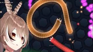 Chat stream sniped Mumei in Slither.io