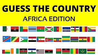 GUESS THE FLAG - AFRICA EDITION | GUESS THE FLAG QUIZ