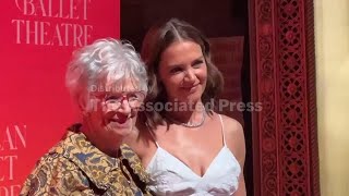 Honoree Katie Holmes and her mother attend the American Ballet Theatre Spring Gala