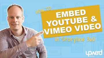 Two ways to embed youtube video in Articulate Storyline [Really Easy!]