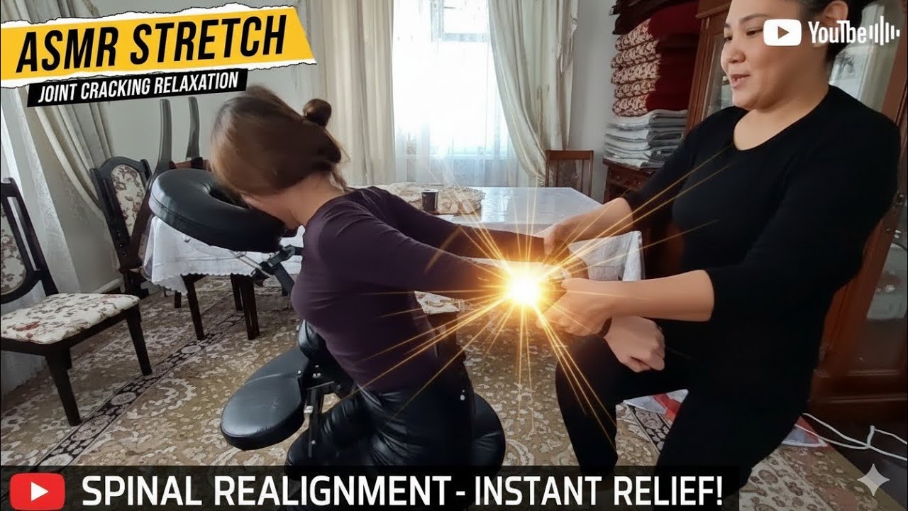Full Body Relaxation: ASMR Stretching and Neck Massage with Lady Anita ...