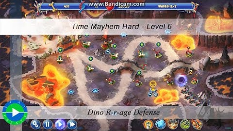 Dino Rage walkthrough (hard - time mayhem) - Level  6
