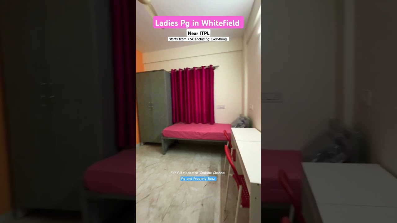 Best Ladies PG in Whitefield near ITPL Bangalore | Lavender Ladies PG | Rent from ₹7500 with Food