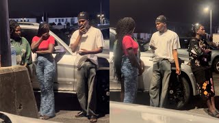 Two girl friends were confused because of what they saw watch their reaction #funny #pranks 