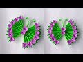 DIY PAPER BUTTERFLY WALL HANGING | WALL DECOR IDEA | MEMBUAT HIASAN DINDING DARI KERTAS