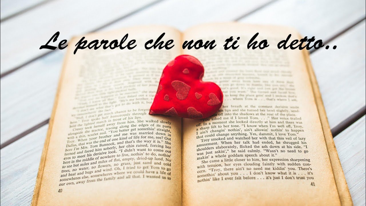 le parole che non ti ho detto frasi