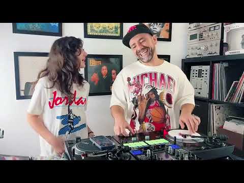 Scratch battle with Dad on Reloop RP-7 turntables 🎚️🔥 @Dj Shock #reloop #relooprp7 #rp7 #dj