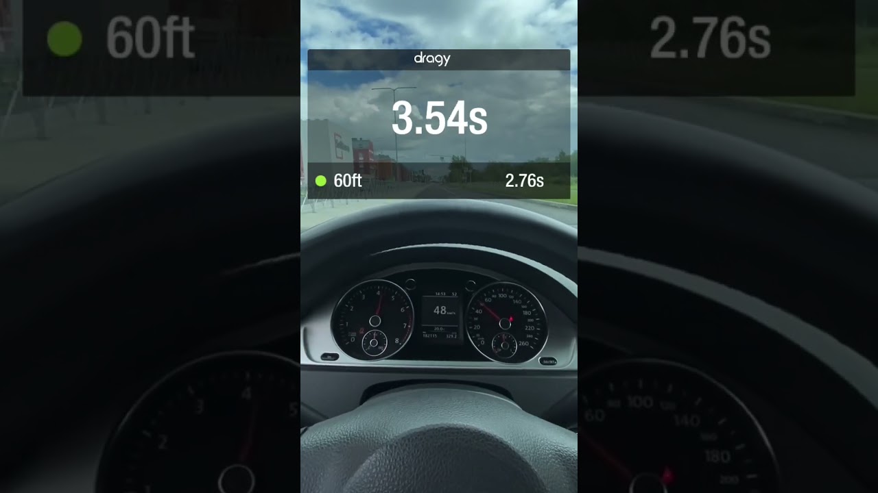 Passat b7 1.8 152hp DSG 0-100 acceleration