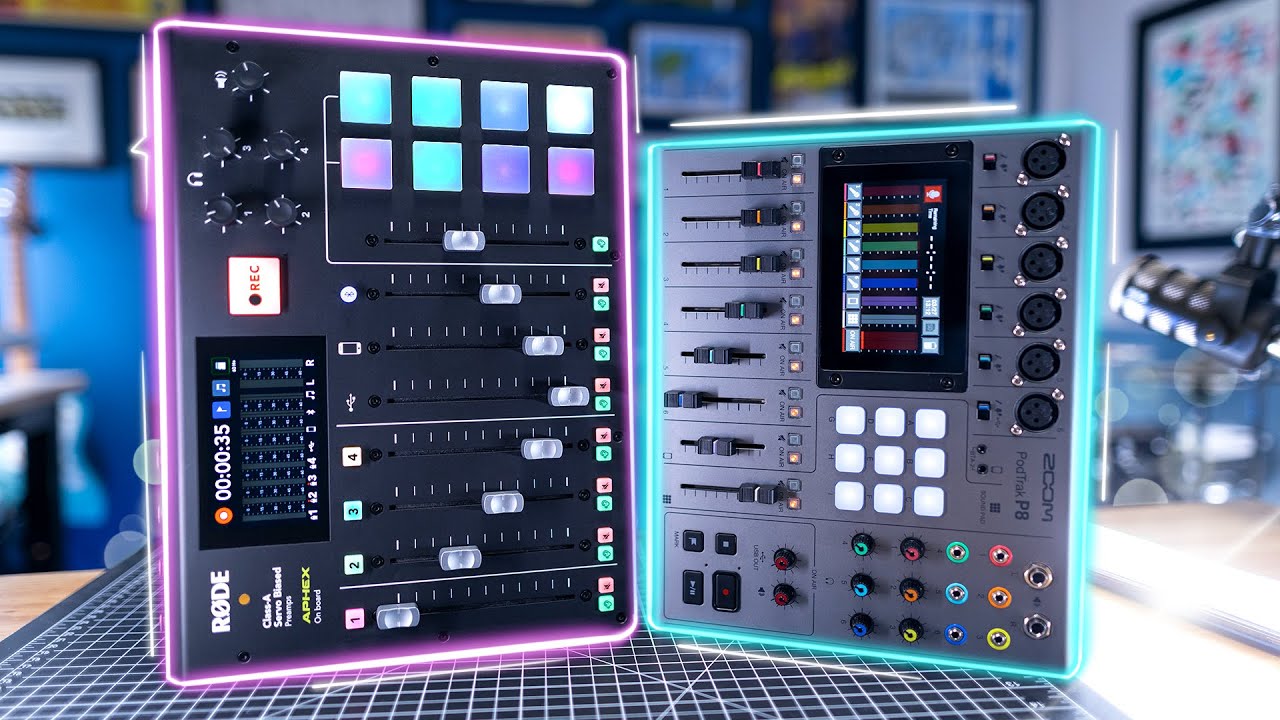 Zoom PodTrak P8 vs Rodecaster Pro: Everything You Need to Know for Podcasting & Streaming