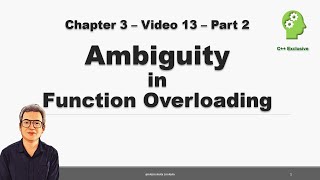 Ambiguity in Function Overloading in C++11 | FOR BEGINNERS | Anshuman Sharma | in Hindi/English