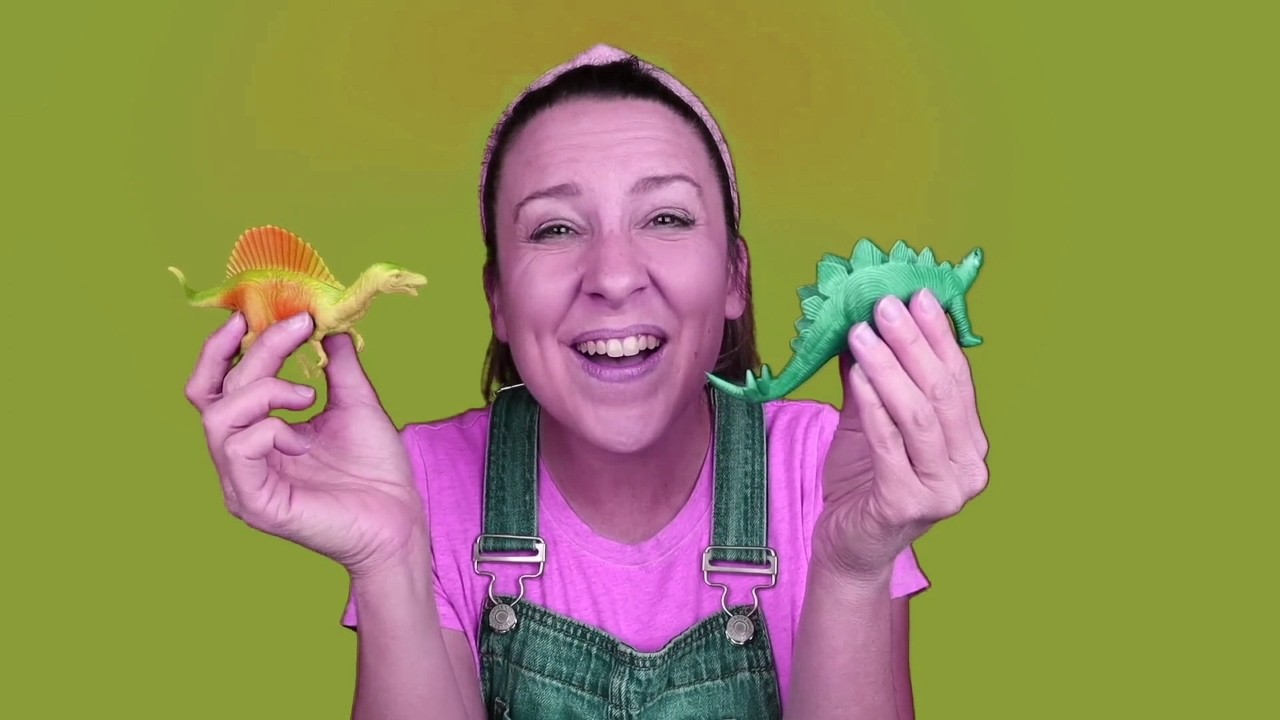 Ms Rachel got 2 dinosaur/Sponsored by; Gamavision Csupo Effects