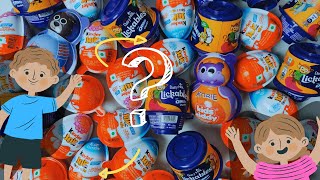 12 Surprise Eggs Of Cadbury Lickables Asmr Surprise Toy Asmr Kinder Garage Asmr