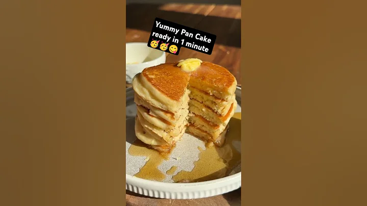 How to make the fluffiest pancakes 🥞 🥳 #shorts #shortsfeed #pancake #asmrfood #asmr #usa #cake