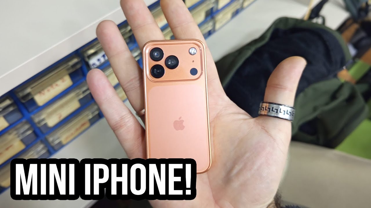 Первый взгляд на Mini iPhone 16 Pro Max и Mini iPhone 17 Pro Max