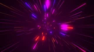 Hyperspace Light Tunnel Loop 4K || Sci-Fi Motion Space Background || 20 min