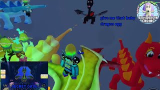 ROBLOX Baby Dragon Story??! (Hard Temple Ending) + (SECRET CAVE IN LOBBY FOUND)