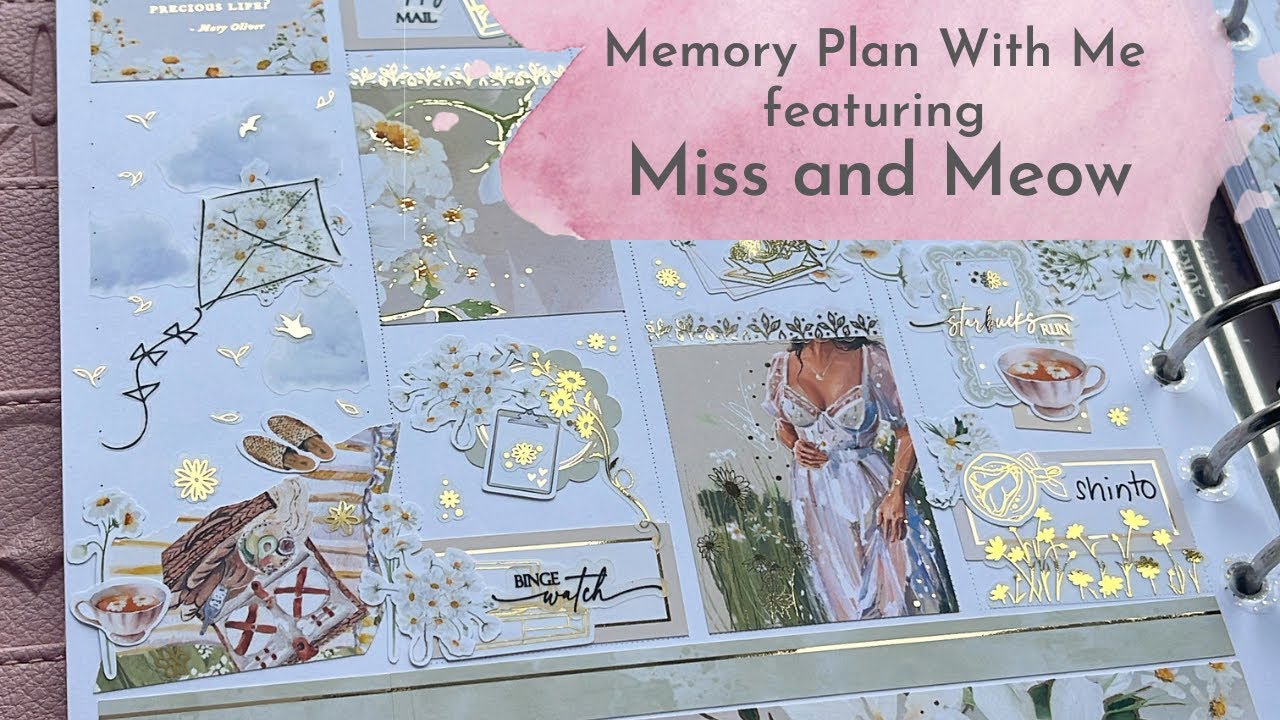 Memory Plan With Me ft ‘Precious’ by Miss & Meow | A5 Wide
