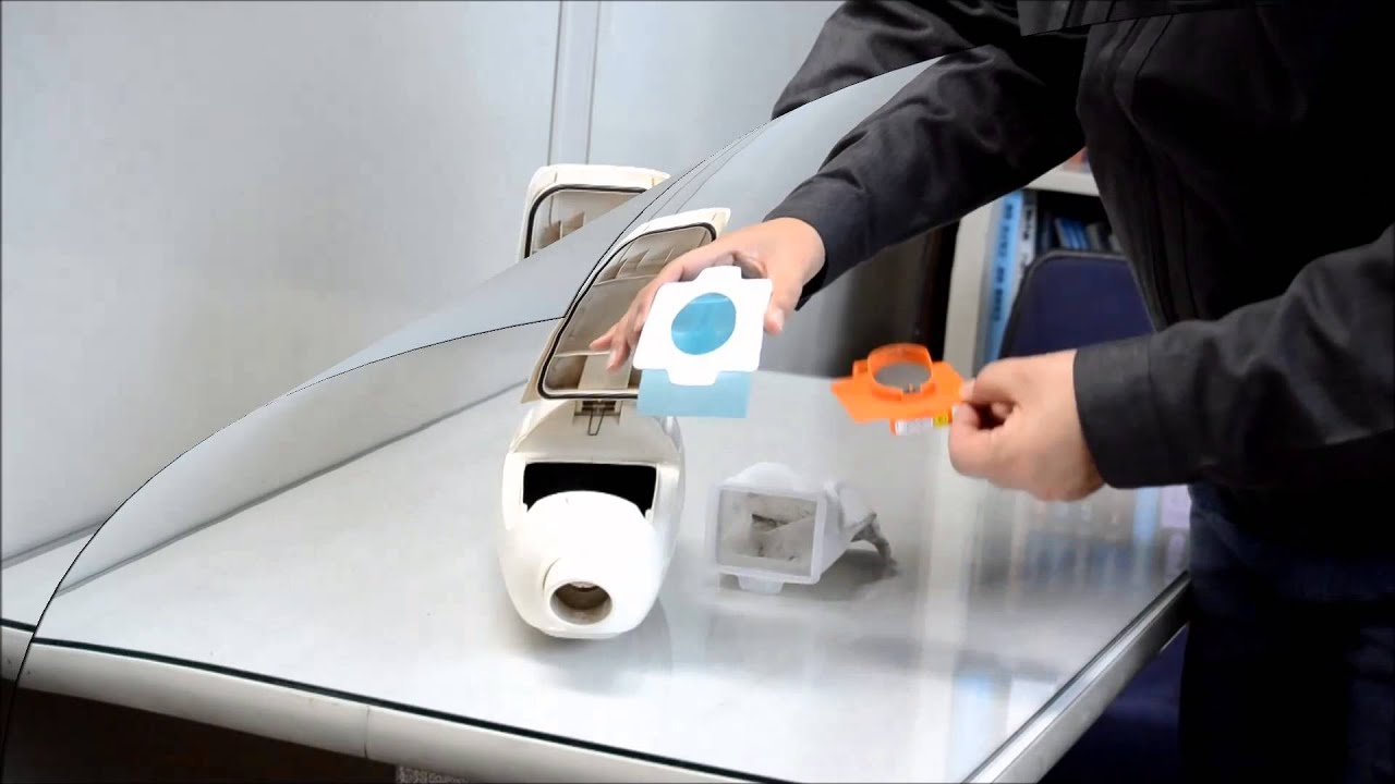 紙パックの交換方法 - YouTube