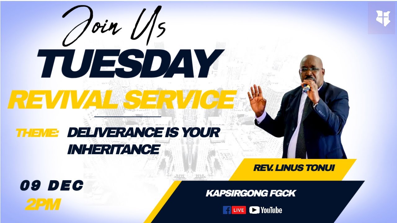 DELIVERANCE IS YOUR INHERITANCE (3) || TUESDAY REVIVAL  SERVICE || 09TH DECEMBER 2025