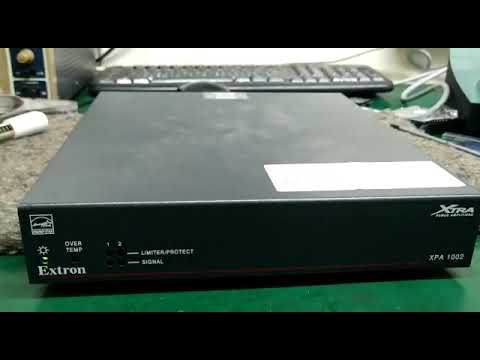 REPAIR EXTRON POWER AMPLIFIER XPA 1002-70V | INGRESS MALAYSIA. - YouTube