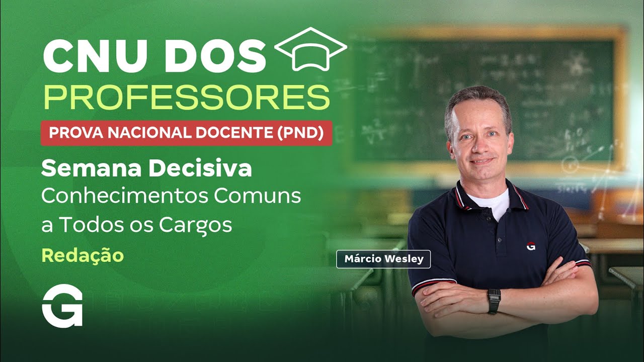 PND (Prova Nacional Docente) | Semana Decisiva: Redação
