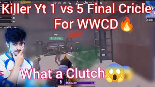 DRSxKiller Yt 1vs 5 Clutch! Solo back 2 back Clutch For WWCD #drskilleryt #drsgaming #Drs
