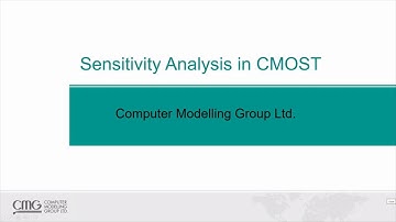 CMG Tutorial: Sensitivity Analysis in CMOST