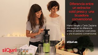 Diferencia entre un extractor cold press y una licuadora convencional -  YouTube