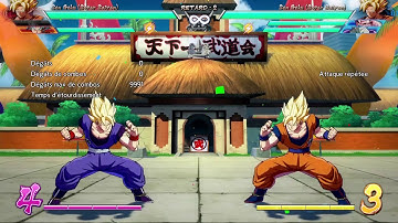 DBFZ Goku SSJ Double Loop Fullscren With Goku Blue assist