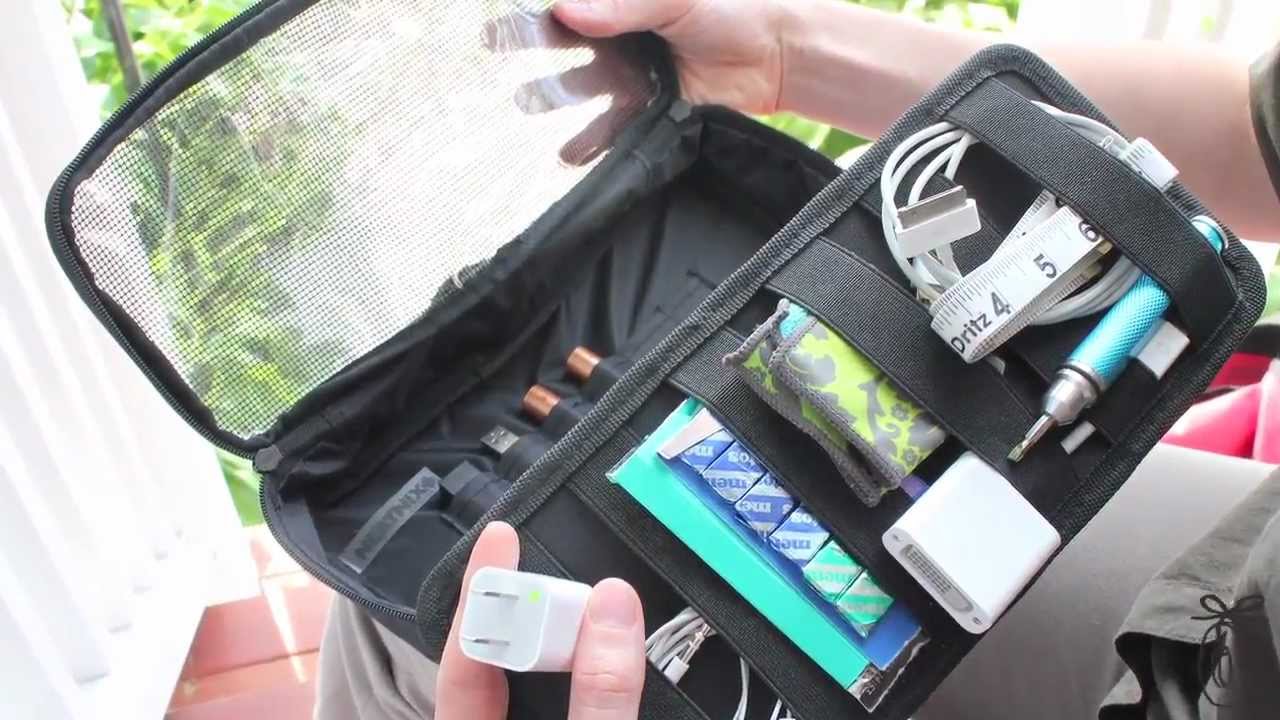 Ready2Go - Tech Accessory Organizer - YouTube