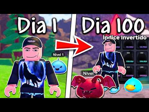 Passei 100 dias no Slime RNG! - O Filme