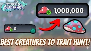 BEST creatures to Trait HUNT in creatures of sonaria