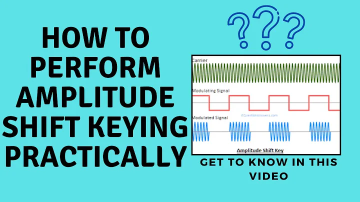 AMPLITUDE SHIFT KEYING PRACTICAL | HOW TO PERFORM ASK EXPERIMENT? | ASK PRACTICALLY PERFORMED