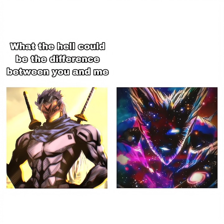 Apa Sih Bedanya Kamu dan Aku?!? #shorts #anime #onepunchman #garou #opm