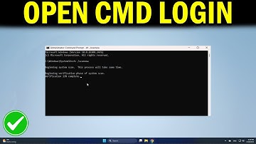 How To Open COMMAND PROMPT at Login Screen