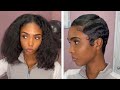 Short and Sexy 90's Style Pixie Cut Ft. Aliyah  | Big Chop | How cut a pixie | Cassandra Olivia