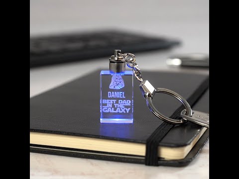 ZYLL Cobra Kai Porte-clés Verre Time Gem Personnalisable - Cadeau Original Pour Homme Et Femme