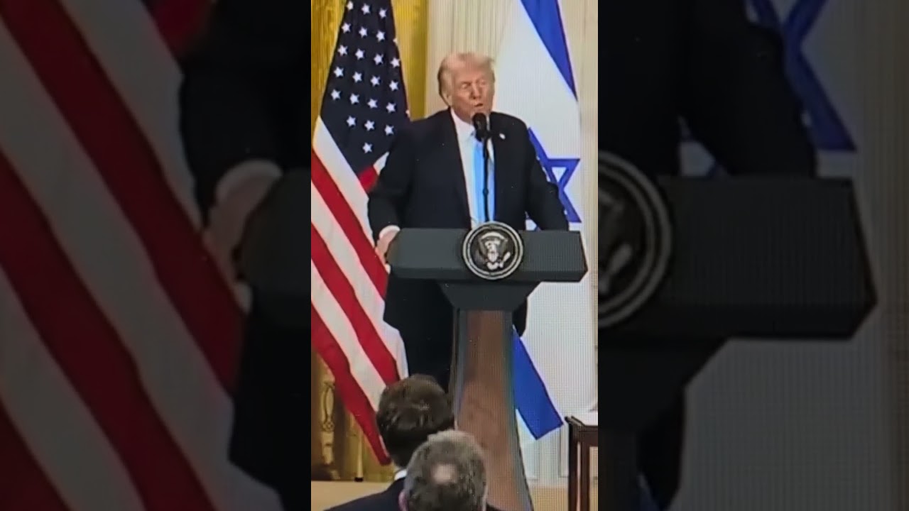 Trump won't say 2 state system, claims Gaza a hell hole