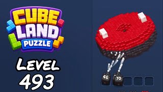 Cube Land Puzzle Level 493 Walkthrough