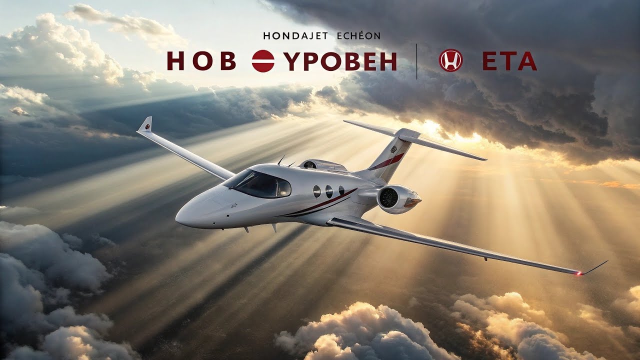 🚀 HondaJet Echelon — Новый уровень полёта! Самый технологичный бизнес-джет в мире!