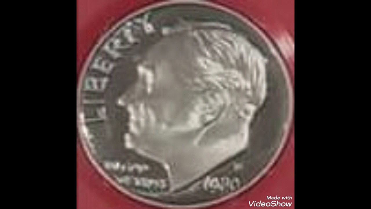 1980 & Error one dime United States of America worth money rare.