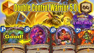 Hogger Quest Control Warrior Deck 5.0 Is Very Impressive At Escape from Violet Hold | Hearthstone