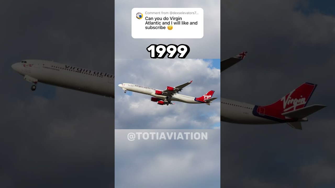 Evolution of Virgin Atlantic 🇬🇧 