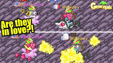 @Executie & @Ubidev partying together! Super Mod Dance Party | Growtopia