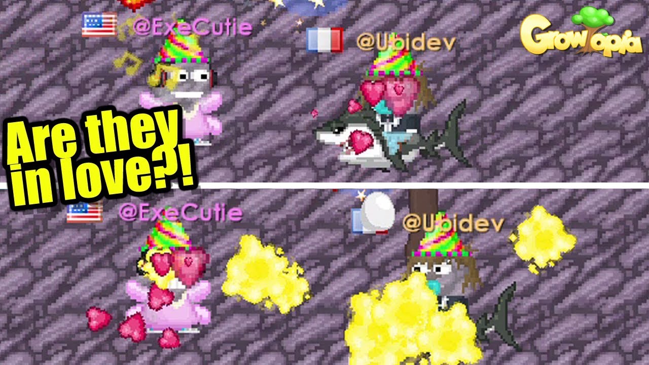 @Executie & @Ubidev partying together! Super Mod Dance Party | Growtopia