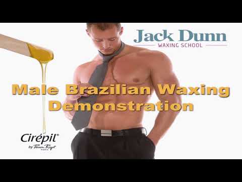 Full Male Brazilian Waxing - Learn male waxing with Jack Dunn Waxing School 