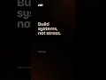 Build Systems, Not Stress. #Productivity #EntrepreneurLife #Efficiency