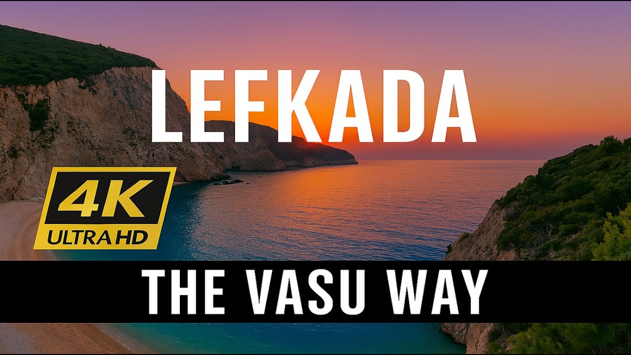 Lefkada in 4K UHD | Turquoise Beaches, Scenic Cliffs & Relaxing Music - Greece Travel Video 8K TV